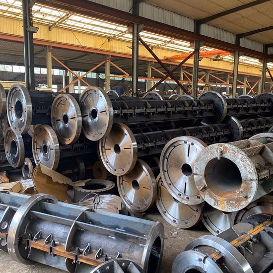 Máquina para fabricar pilotes de moldes de postes de hormigón pretensado