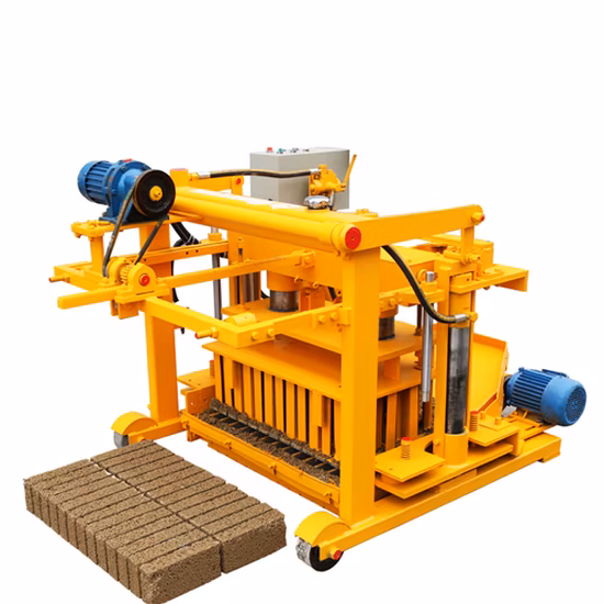 Máquina para fabricar bloques móviles Máquina para fabricar bloques huecos Qt40
